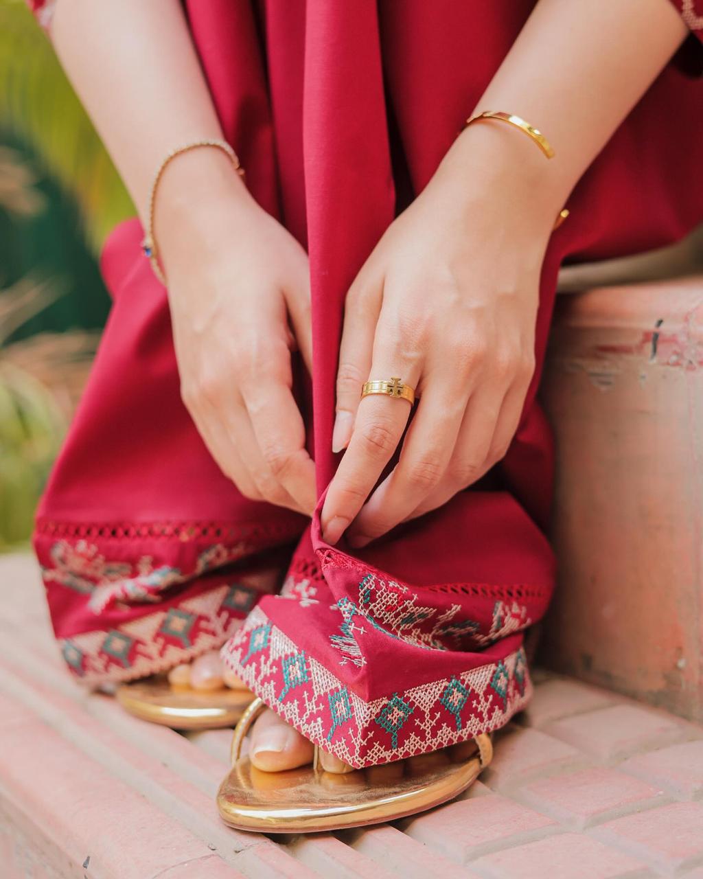 RUBY FARSHI SHALWA EMBROIDED 2 PC