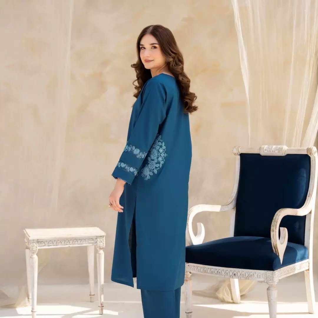 Ella  Embroidery Stitched 2pc