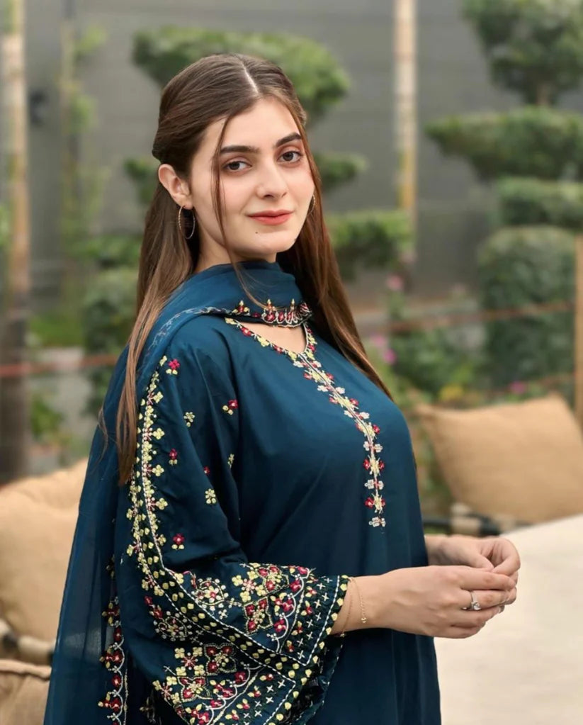 ZARA Embroidered 3pcs
