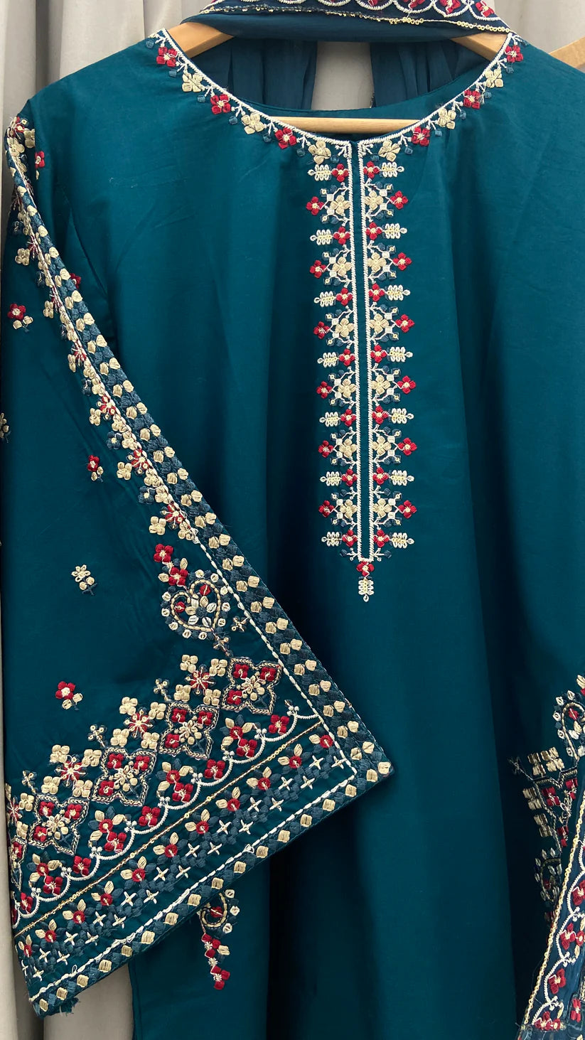 ZARA Embroidered 3pcs