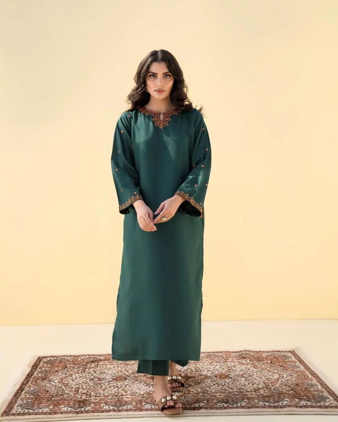 AFREEN  EMBROIDERY 2PC