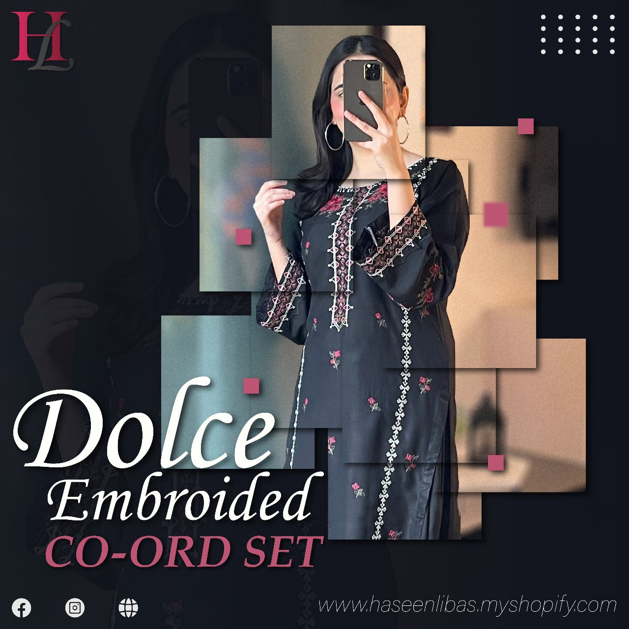 Dolce Embroided 2 pc
