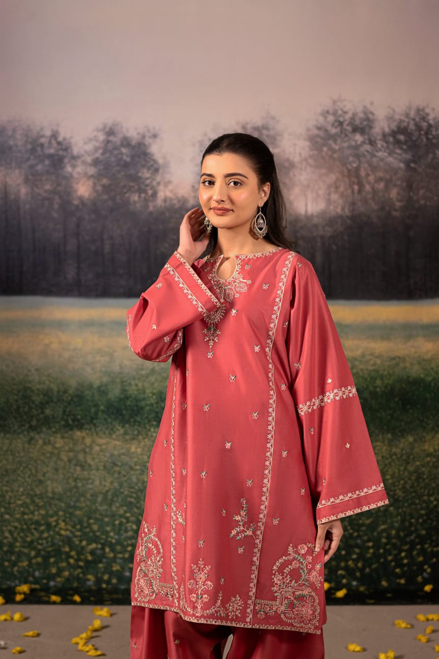 MELON EMBROIDED 2 PC