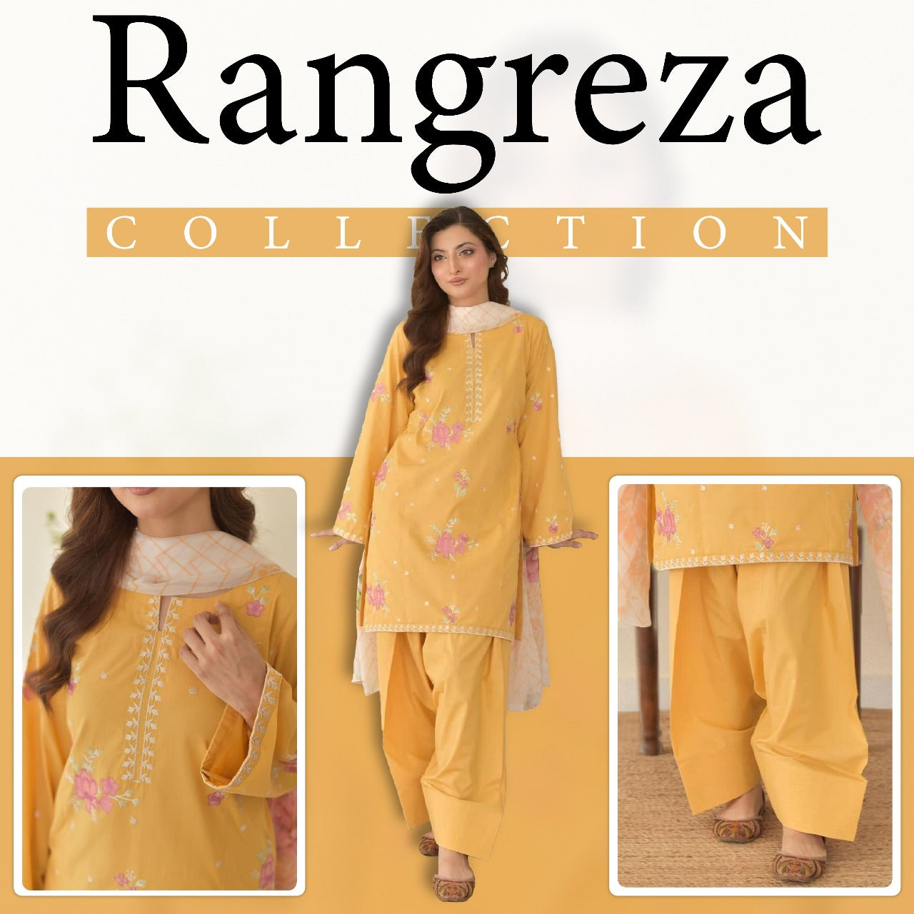 CORNISH EMBROIDED 3 PC