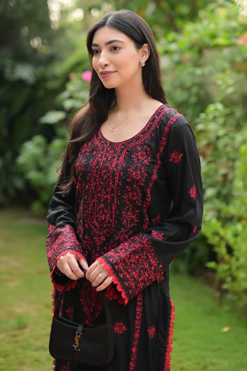 Glaze Embroided 2 pc