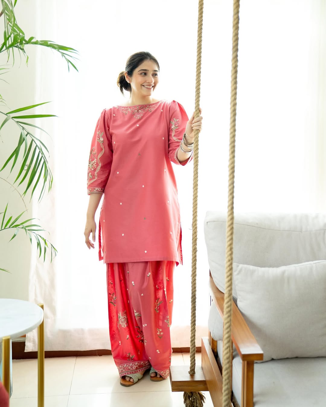 MILAN FARSHI SHALWA EMBROIDED 2 PC