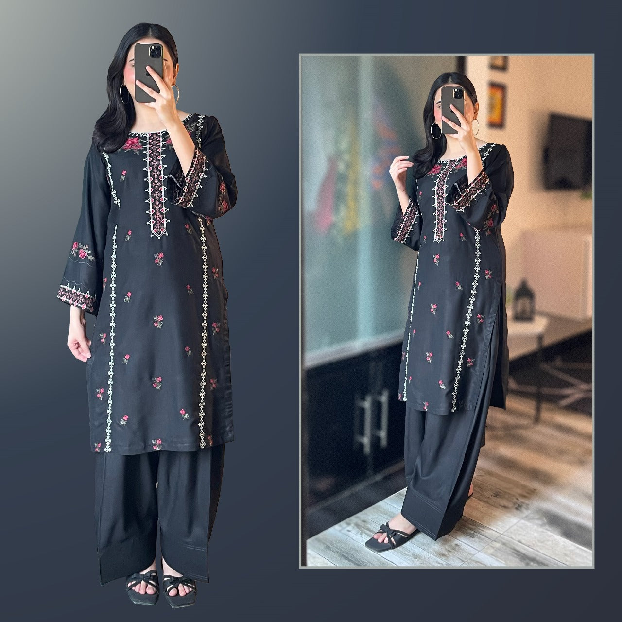 Dolce Embroided 2 pc