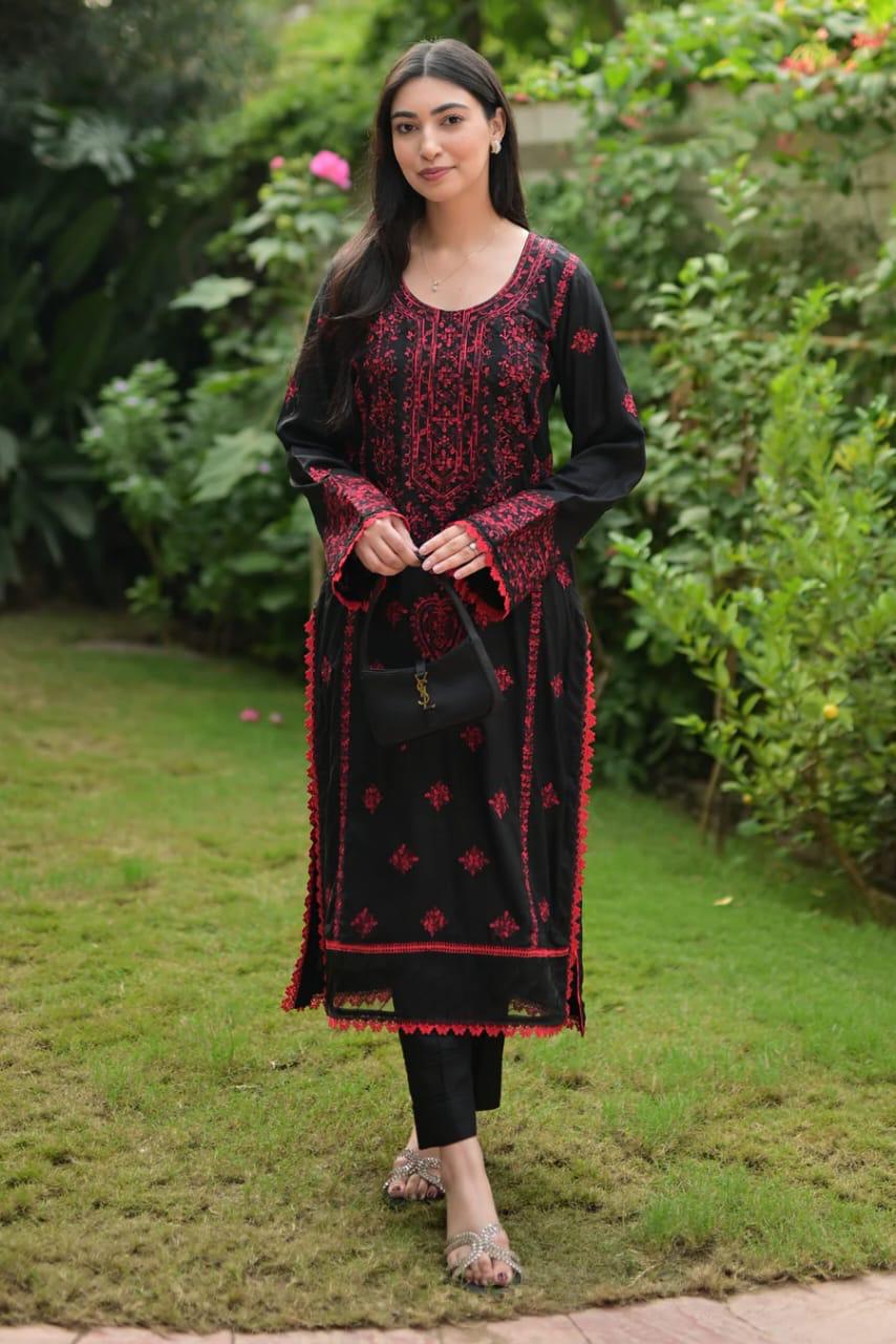 Glaze Embroided 2 pc